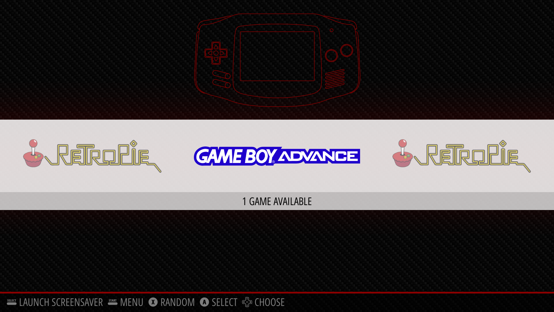 RetroPie main menu
